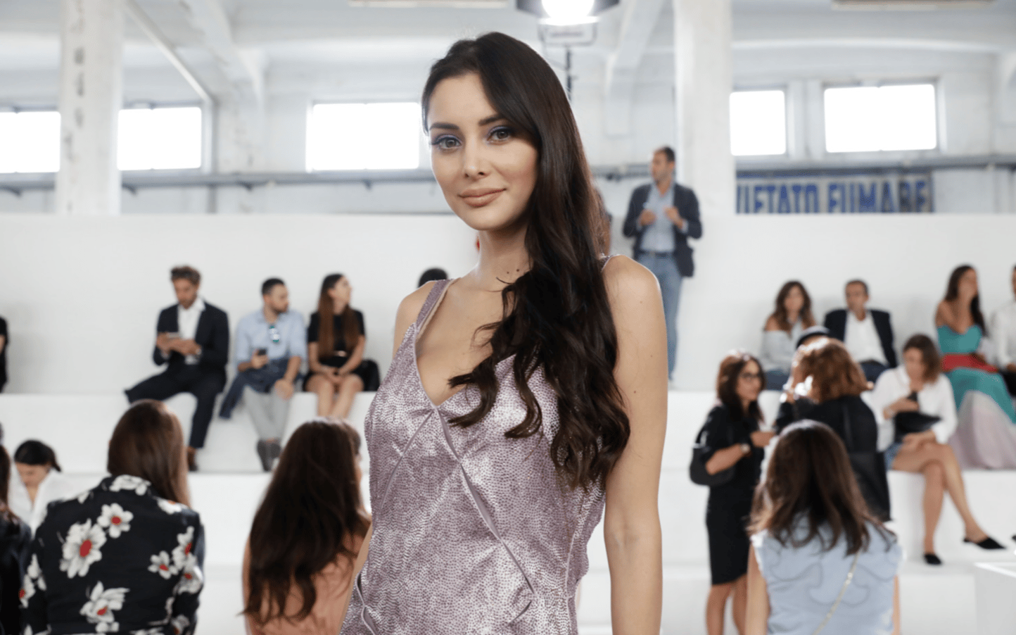 AU PREMIER RANG DU DÉFILÉ ROBERTO CAVALLI PRINTEMPS-ÉTÉ 2019-FASHION WEEK 13