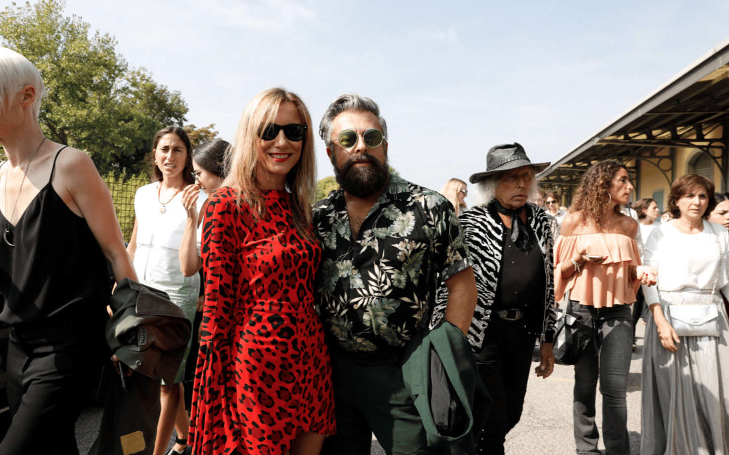 AU PREMIER RANG DU DÉFILÉ ROBERTO CAVALLI PRINTEMPS-ÉTÉ 2019-FASHION WEEK 7