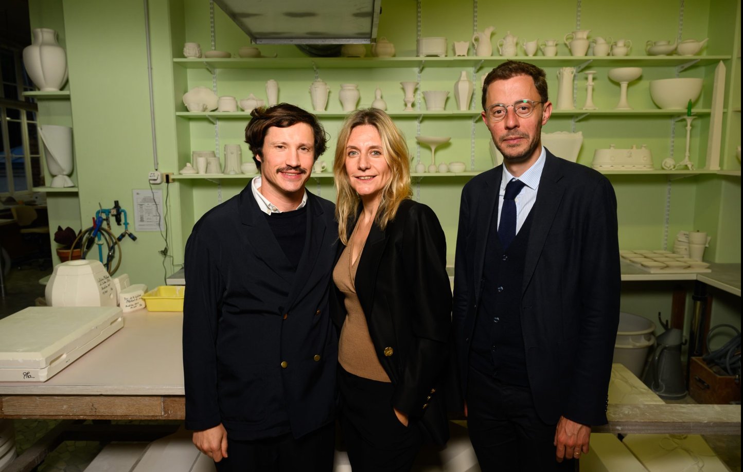 Le dîner du lancement du Paris Gallery Week-end à la Manufacture de la Cité de la Céramique de Sèvres-PARSIS 13